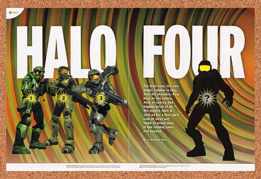 2010 Halo 4 Xbox 360 Original Ad v5 - for just $19.12! 