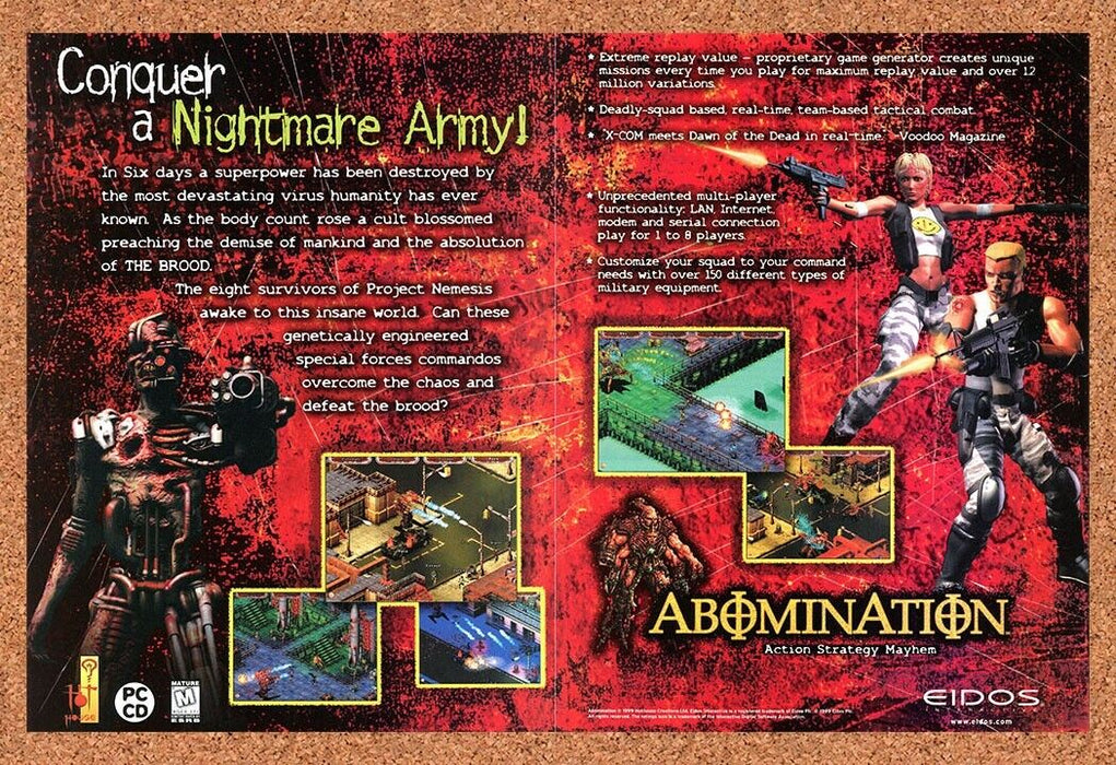 1999 Abomination PC Original Ad v1 - for just $21.49! 