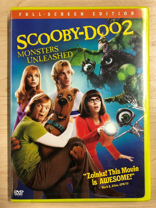 Scooby-Doo 2 Monsters Unleashed (DVD, Full Screen, 2004) - K0303 - for just $1.99! 