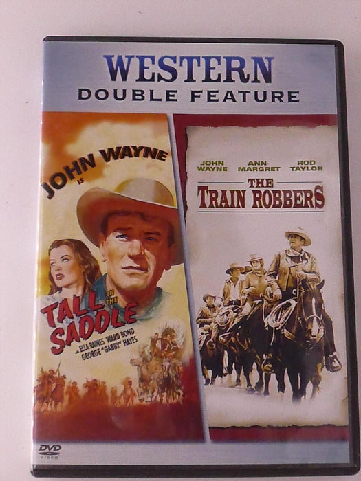Tall in the  Saddle - The Train Robbers (DVD, John Wayne double feature) - K9 - for just $4.50! 