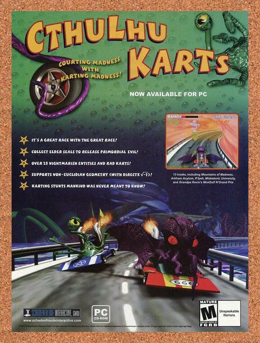 2005 Cthulhu Ka PC Original Parody Ad - for just $18.99! 