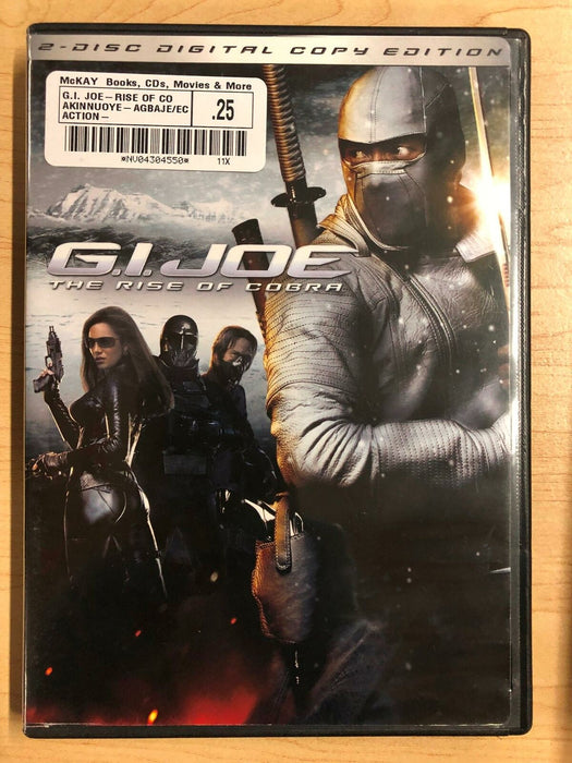 G.I. Joe - The Rise of Cobra (DVD, 2009, 2-Disc) - J0806 - for just $1.99! 