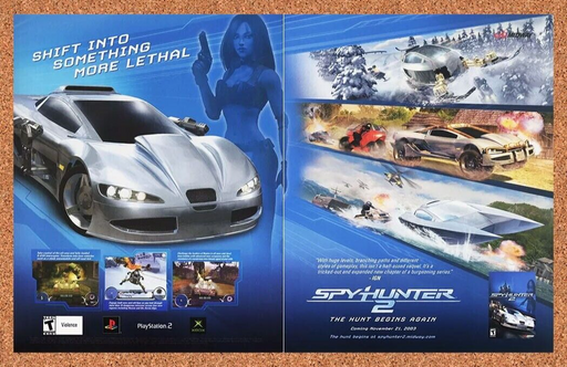 2005 Spy Hunter 2 PS2 Original Ad - for just $21.49! 