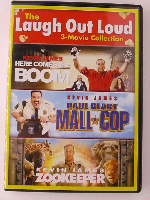 Here Comes the Boom, Paul Blart Mall Cop, Zookeeper (DVD, 3-film) - K0218 - for just $2.50! 