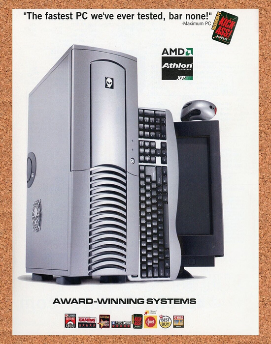 2003 Alienware Gaming PC Original Review Ad - for just $17.99! 