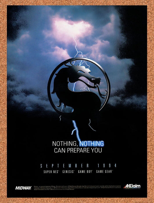 1994 Mortal Kombat II SNES Original Ad v8 - for just $17.99! 