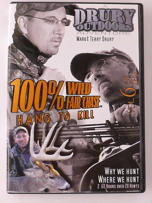 100% Wild Fair Chase Hang to Kill Vol 6 (DVD 16 hunts Drury Outdoors) - L04 - for just $1.99! 
