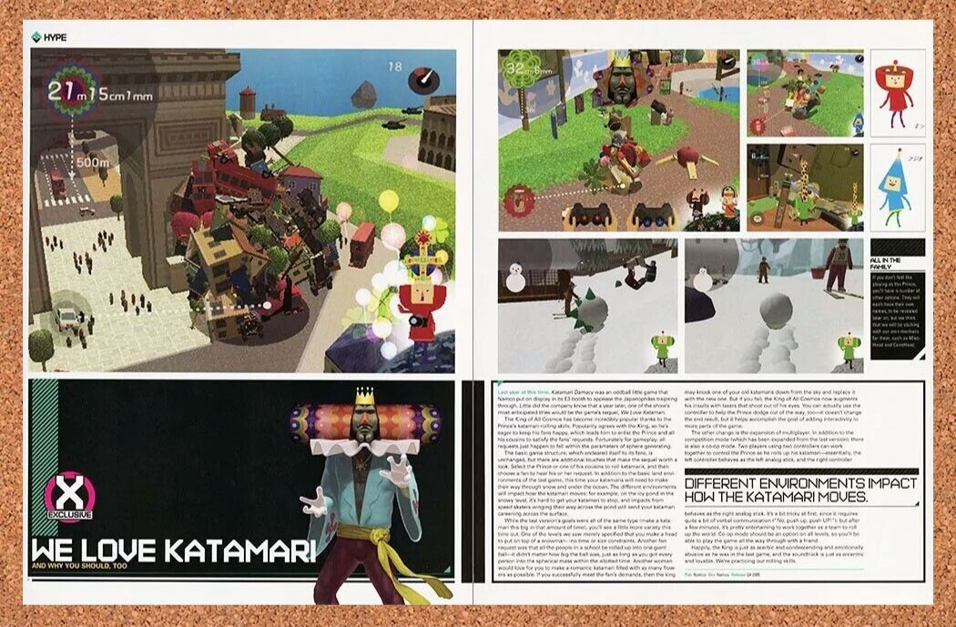 2007 We Love Katamari PS2 Original Ad - for just $21.49! 