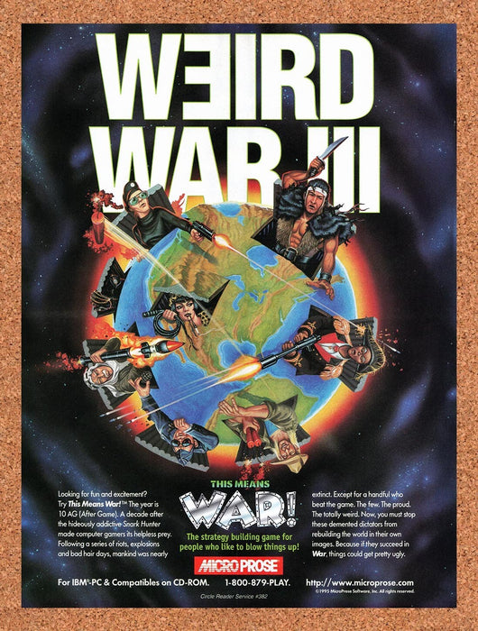 1995 This Means War! PC Original Ad v1 - for just $17.99! 