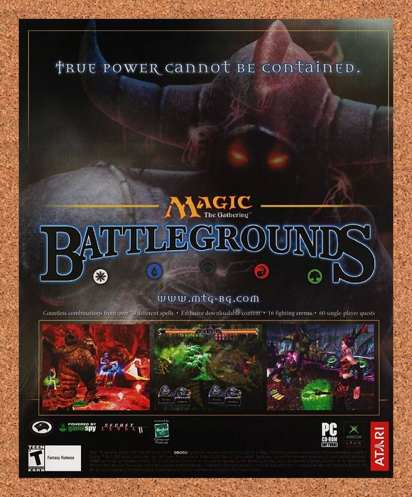 2005 Magic The Gathering Battlegrounds Xbox Original Ad v1 - for just $17.99! 