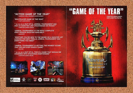 2002 Unreal Tournament PC Original Ad v1 - for just $21.49! 