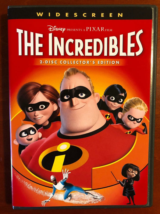 The Incredibles (DVD, 2004, Disney Pixar 2-disc collectors edition, WS) - STK - for just $1.99! 