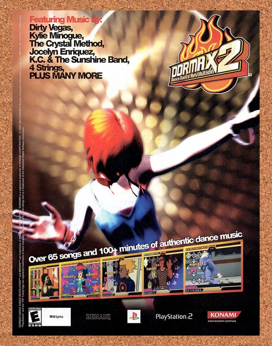 2003 DDRMAX 2 PS2 Original Ad - for just $17.99! 