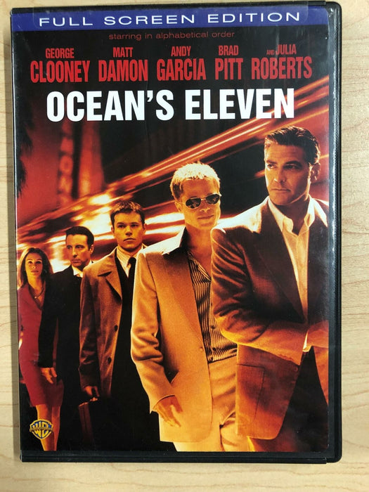 Oceans Eleven (DVD, Full screen, 2001) - K0218 - for just $1.99! 