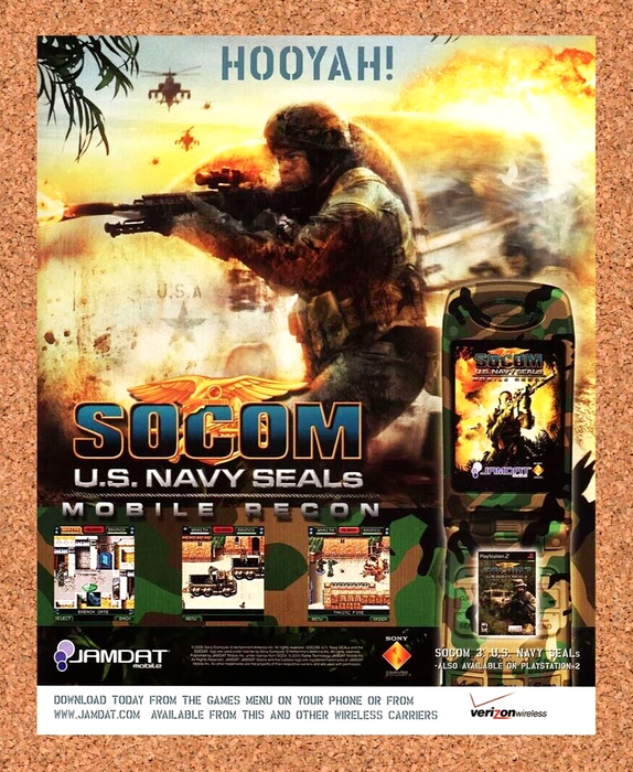 2007 Socom US Navy Seals Mobile Original Ad - for just $17.99! 