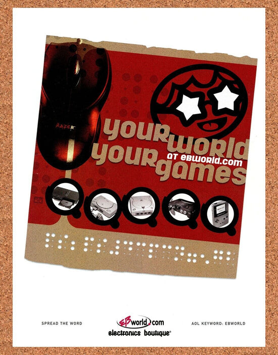 2003 EB Games Original Your World Your Games Ad v3 - for just $17.99! 