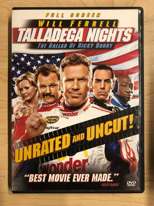 Talladega Nights The Ballad of Ricky Bobby (DVD, Unrated, Fullscreen) - K7 - for just $1.99! 