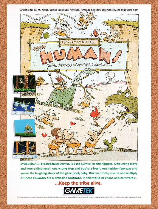 1993 The Humans Genesis Original Ad v1 - for just $16.19! 