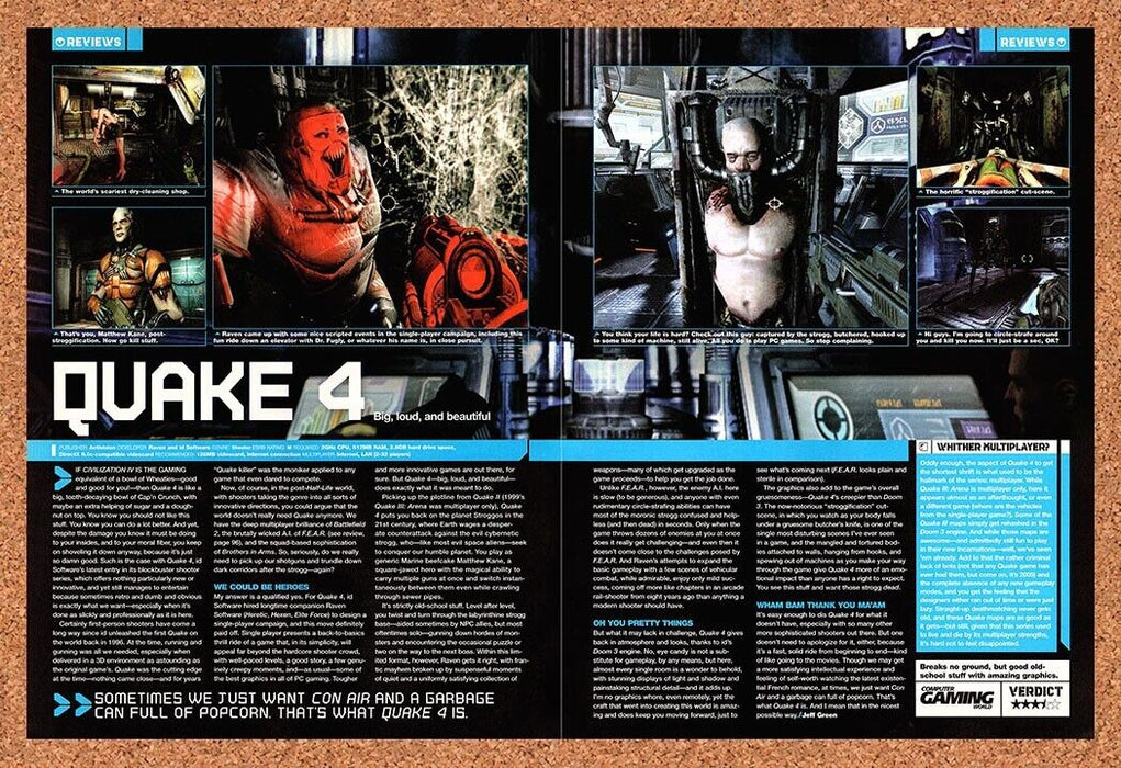 2006 Quake 4 PC Original Ad v1 - for just $21.49! 