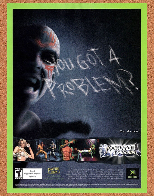 2003 Kakuto Chojin Xbox Original Ad v1 - for just $17.99! 
