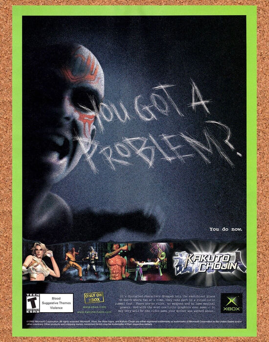 2003 Kakuto Chojin Xbox Original Ad - for just $17.99! 