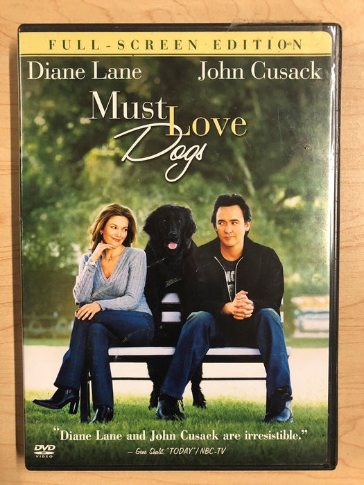 Must Love Dogs (DVD, 2005, Full Frame) - J1105 - for just $1.99! 