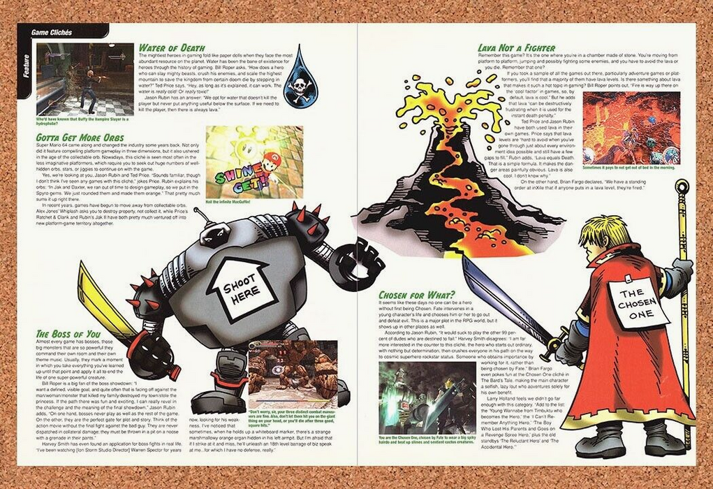 2004 Original Video Game Cliches Ad - for just $21.49! 