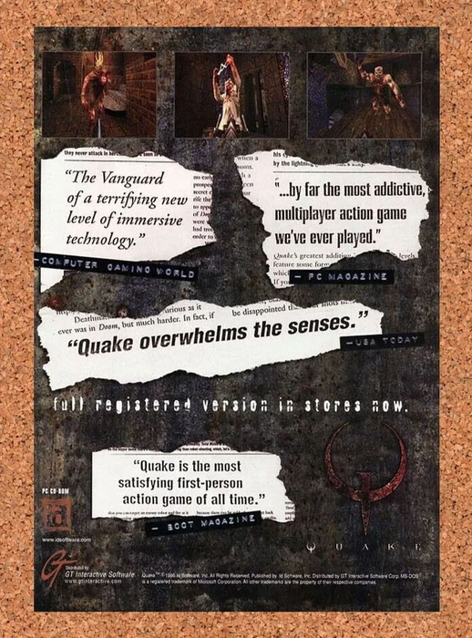 1998 Quake PC Original Ad v6 - for just $17.99! 