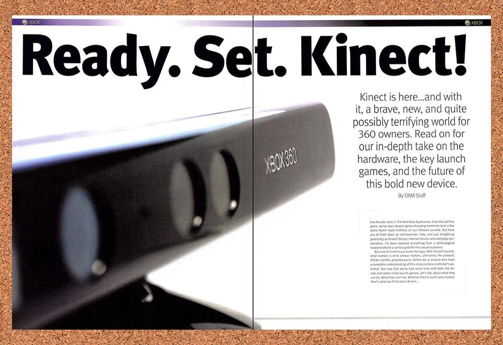 2010 Microsoft Xbox Kinect Launch Review Original Ad v2 - for just $21.49! 