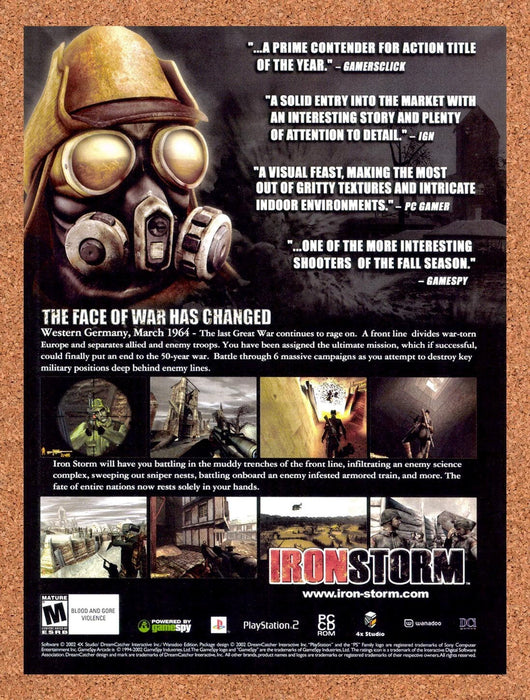 2002 Iron Storm PC Original Ad v3 - for just $17.99! 