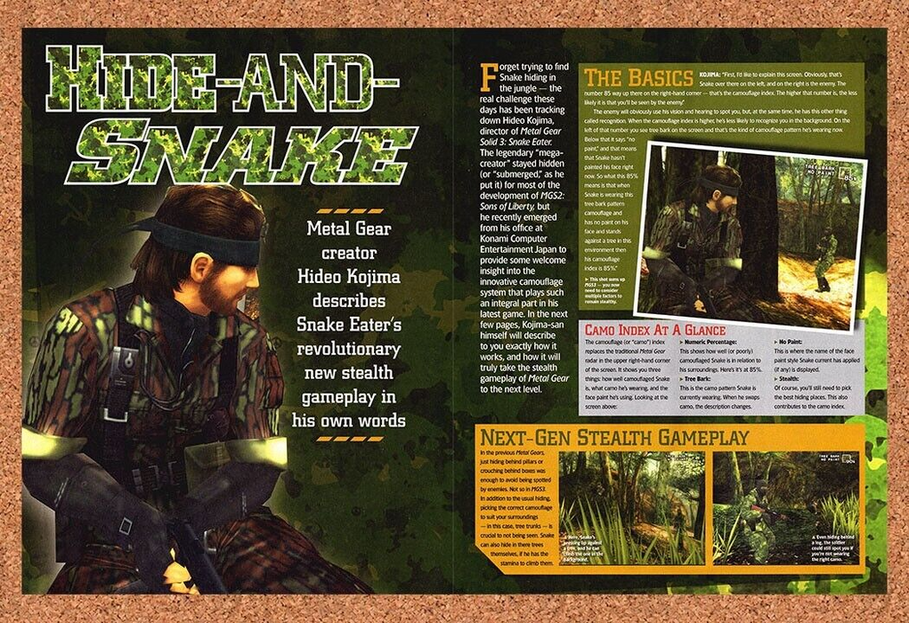 2004 Metal Gear Solid 3 Snake Eater PS2 Original Ad v8 - for just $21.49! 