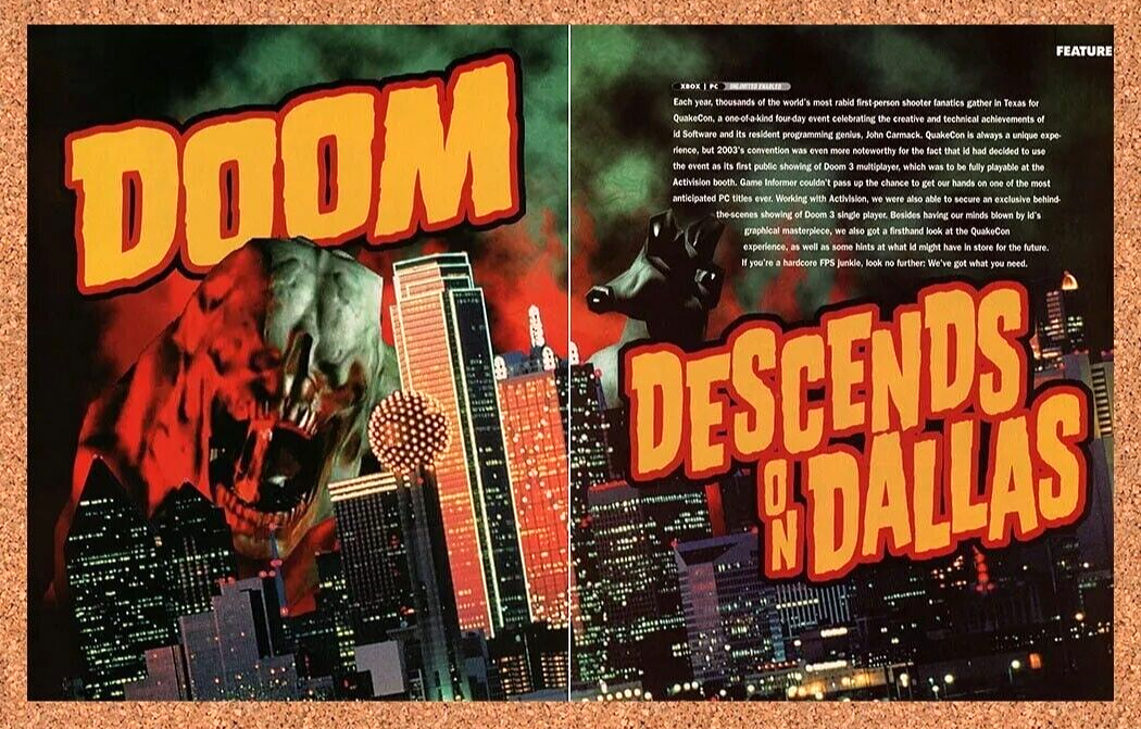 2005 Doom Descends On Dallas Original Ad - for just $21.49! 