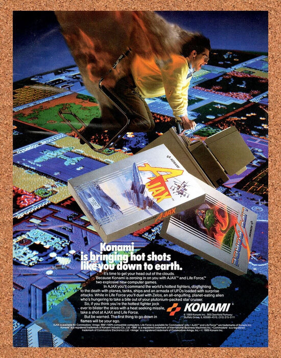 1990 Konami NES Games Original Life Force Ad - for just $17.99! 