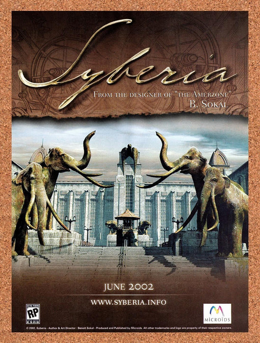 2002 Syberia PC Original Ad v1 - for just $17.99! 