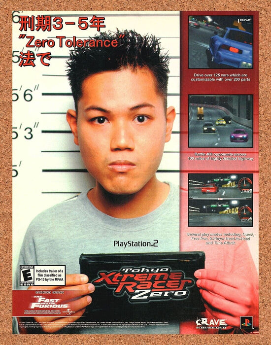 2007 Tokyo Xtreme Racer Zero PS2 Original Ad - for just $17.99! 