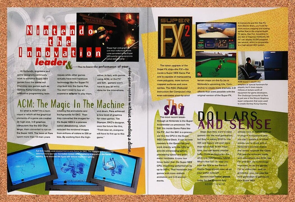 1995 Nintendo Super FX2 Review Original Ad v7 - for just $21.49! 