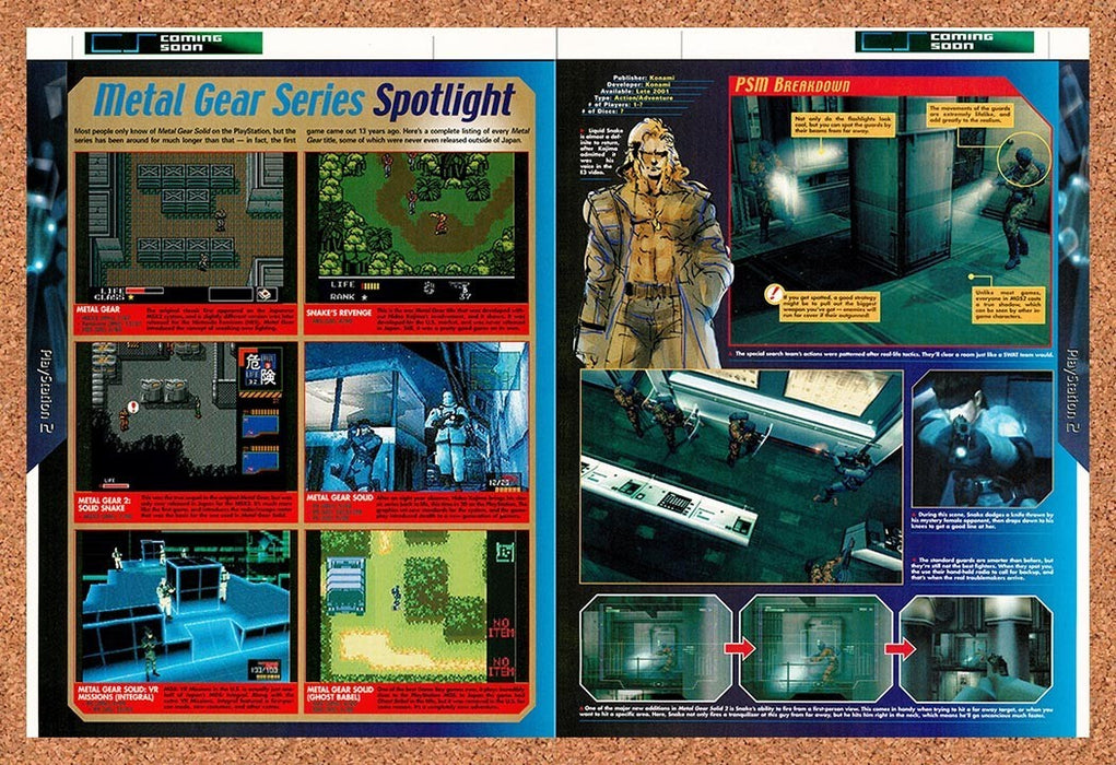 2000 Metal Gear Solid Through The Years NES - PS1 Original Advertisement vr1 - for just $23.99! 