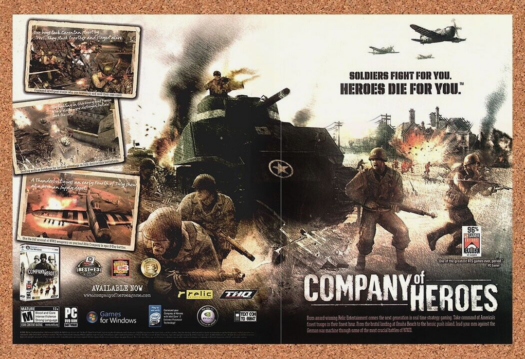2006 Company Of Heroes PC Original Ad v2 - for just $21.49! 