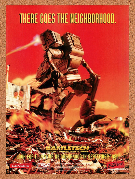 1994 BattleTech Genesis Original Ad v2 - for just $17.99! 