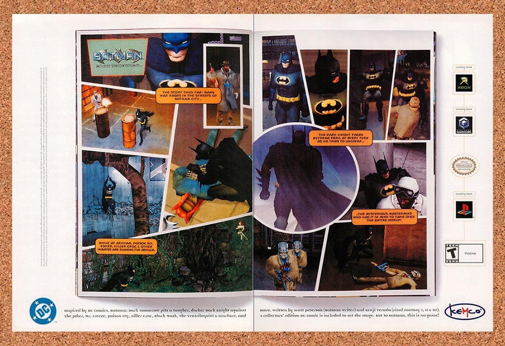 2002 Batman Dark Tomorrow Xbox Original Ad v1 - for just $23.99! 