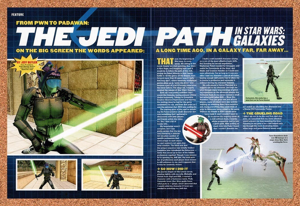2004 Star Wars Galaxies PC Original Advertisement vr1 - for just $23.99! 