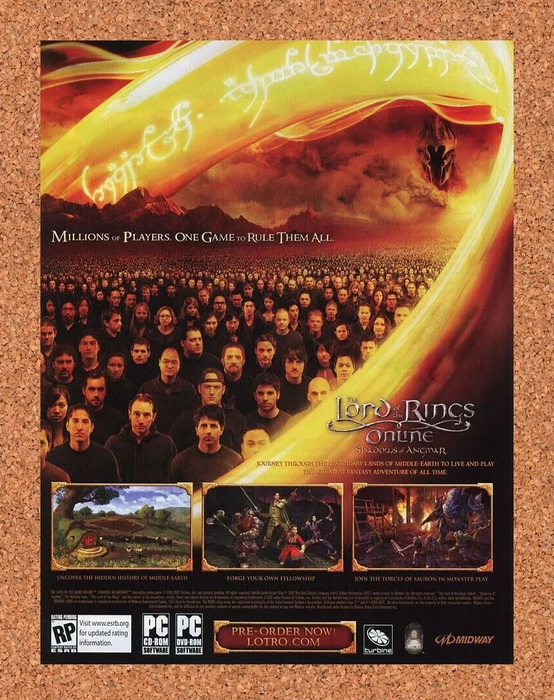 2009 Lord Of The Rings Shadow Angmar PC Original Ad v1 - for just $17.99! 