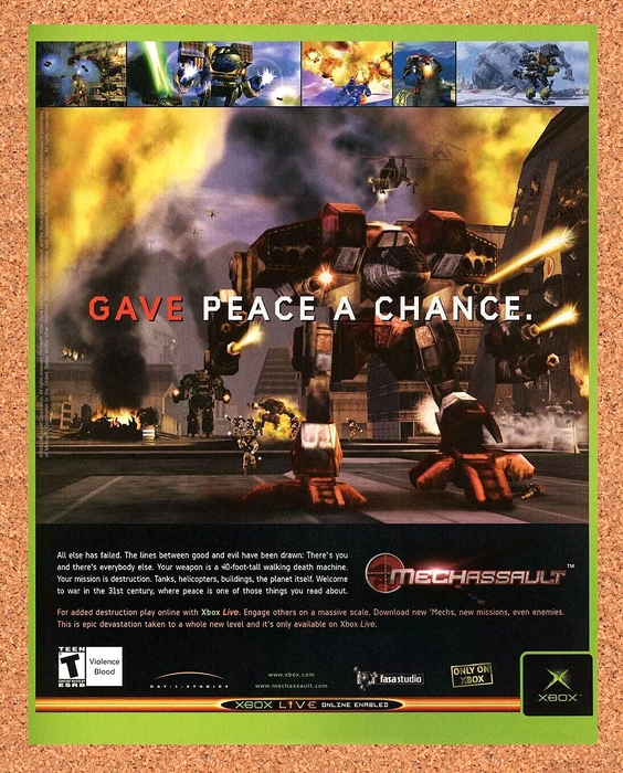 2006 MechAssault Xbox Original Ad - for just $17.99! 