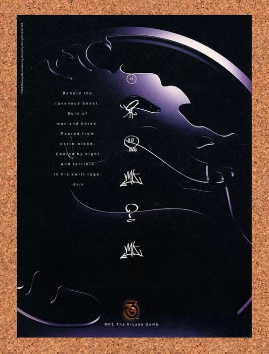 1995 Mortal Kombat 3 #3 Original Ad v1 - for just $17.99! 