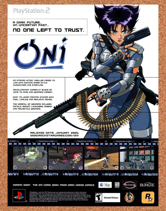 2003 Oni PS1 Original Ad - for just $17.99! 