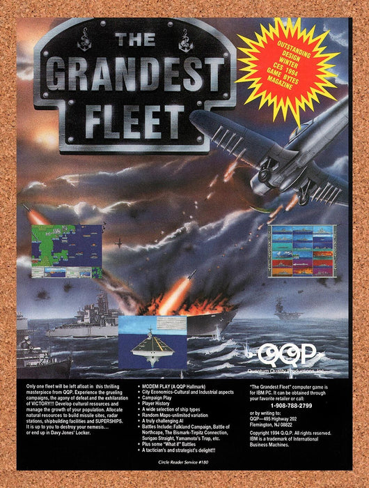 1994 The Grandest Fleet IBM Original Ad v1 - for just $17.99! 
