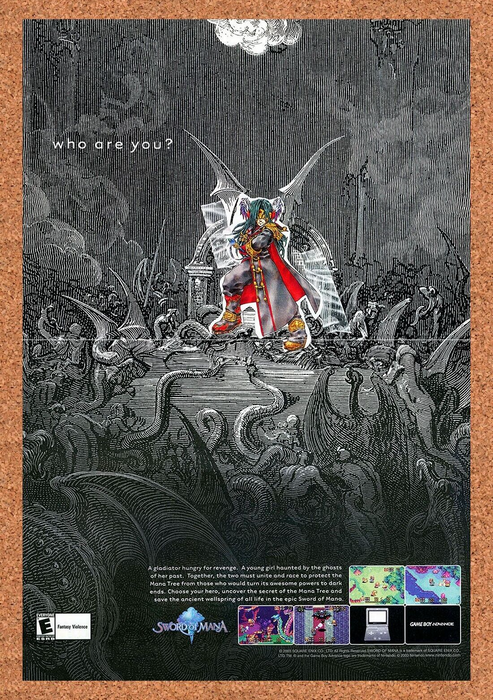 2004 Sword of Mana GBA Original Ad v1 - for just $21.49! 