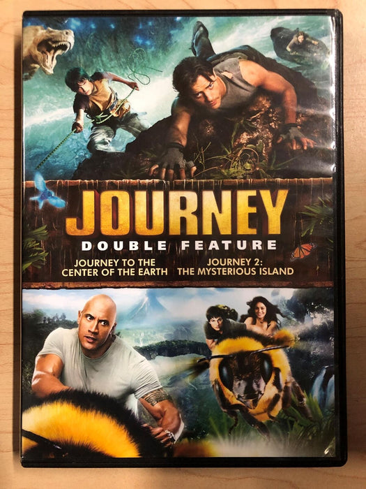 Journey to the Center of the Earth - Journey 2 Mysteriou.. (DVD, 2-film) - K5 - for just $2.99! 