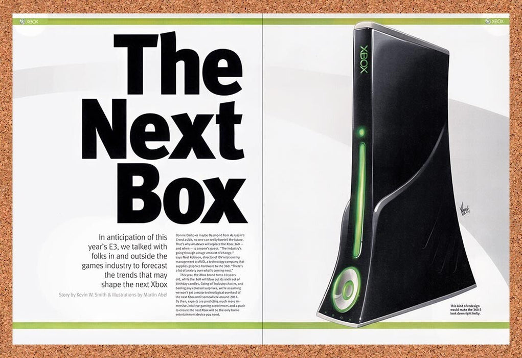 2011 Microsoft Xbox Console Speculating The Next Xbox Original Ad v8 - for just $21.49! 