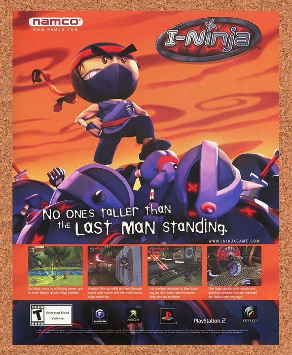 2005 I-Ninja PS2 Original Ad-Adventure - for just $17.99! 
